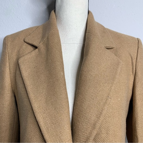 Zara Tan Single Breasted Trench Coat - Picture 6 of 13